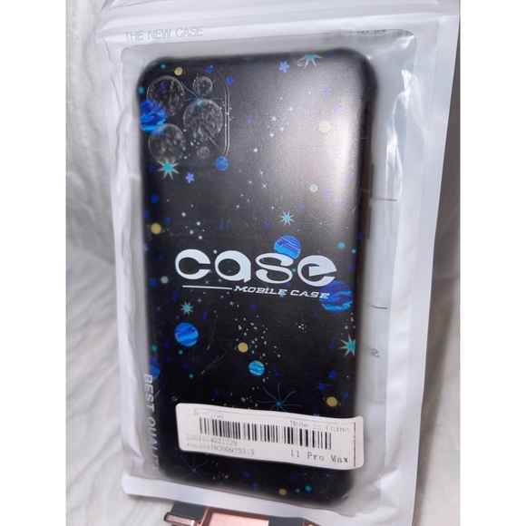 Black Galaxy Blue Planets iPhone 11 Pro Max Case💙 - Picture 11 of 17